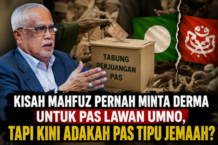 ‘Saya pernah minta derma untuk Pas lawan Umno, tapi kini adakah Pas tipu jemaah?’