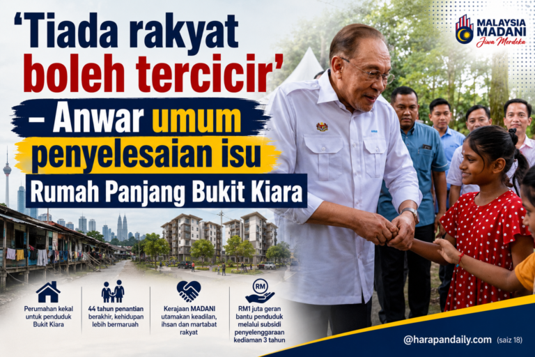 ‘Tiada rakyat boleh tercicir’ – Anwar umum penyelesaian isu Rumah Panjang Bukit Kiara 