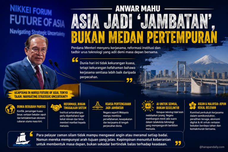 Anwar mahu Asia jadi ‘jambatan’, bukan medan pertempuran