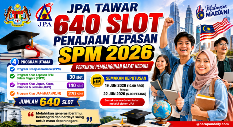 640 biasiswa menanti, semak nama anda hari ini!