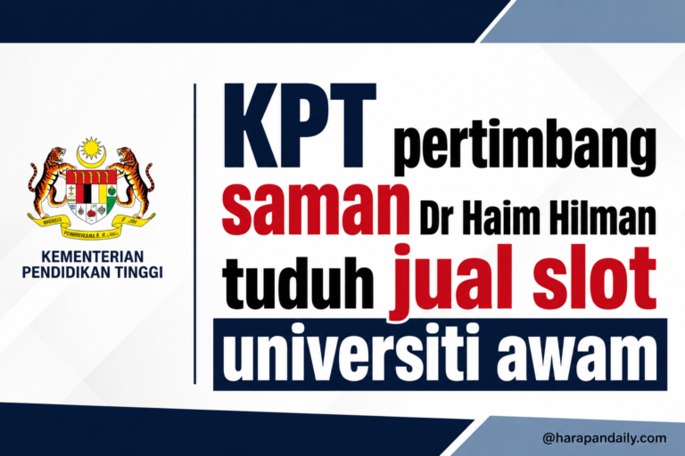 Universiti jual tempat kepada orang kaya? KPT pertimbang tindakan undang-undang