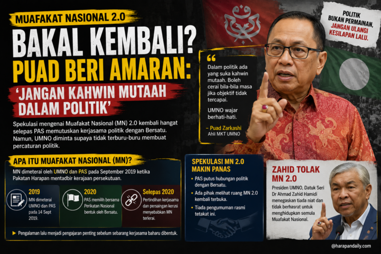 MN 2.0? Puad beri amaran: ‘Jangan kahwin mutaah dalam politik’