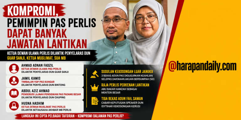 Kompromi, pemimpin Pas Perlis dapat banyak jawatan lantikan