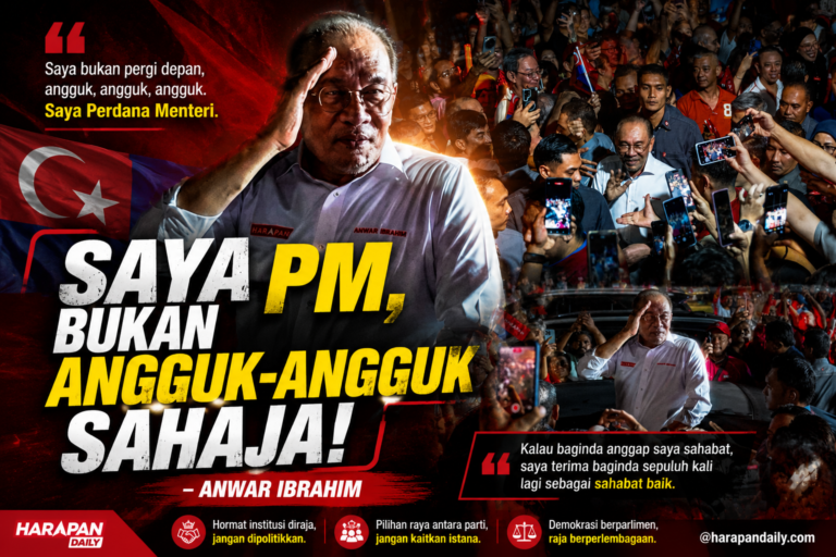 “Saya PM, bukan angguk-angguk sahaja!” – Anwar