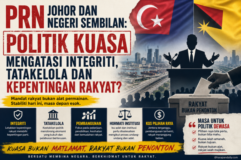 RENCANA | PRN Johor dan Negeri Sembilan: Politik kuasa mengatasi integriti?