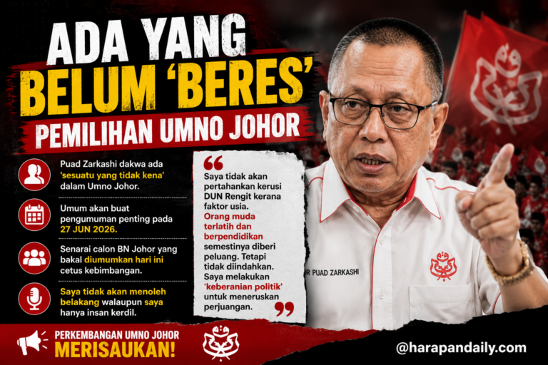Ada yang belum ‘beres’ pemilihan calon Umno Johor 
