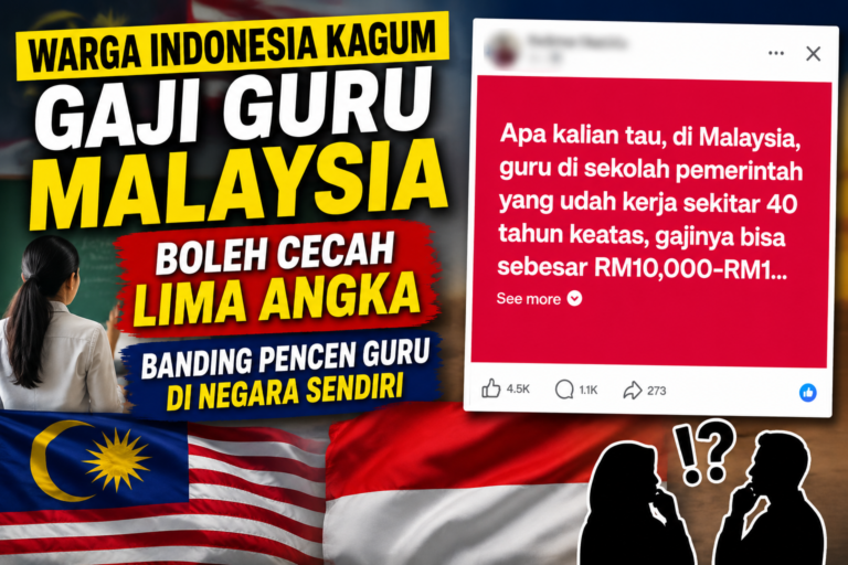 Warga Indonesia terkejut gaji guru Malaysia boleh cecah lima angka