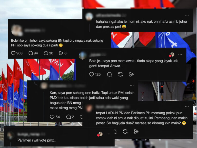‘Boleh tak di Johor sokong BN, tapi PRU nak sokong PMX’