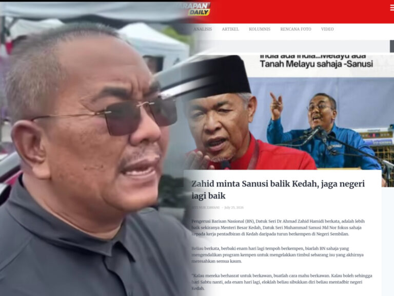 Sanusi ancam saman pihak manipulasi ucapannya, netizen kata samanlah Zahid tu