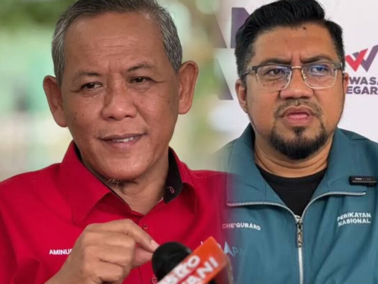 Aminuddin sekolahkan Chegubard tak buat kajian sebelum serang, keliru projek pelabuhan di PD dan Melaka