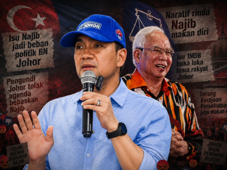Onn Hafiz terperangkap isu Najib, agenda ‘bebaskan Bossku’ makan diri di Johor
