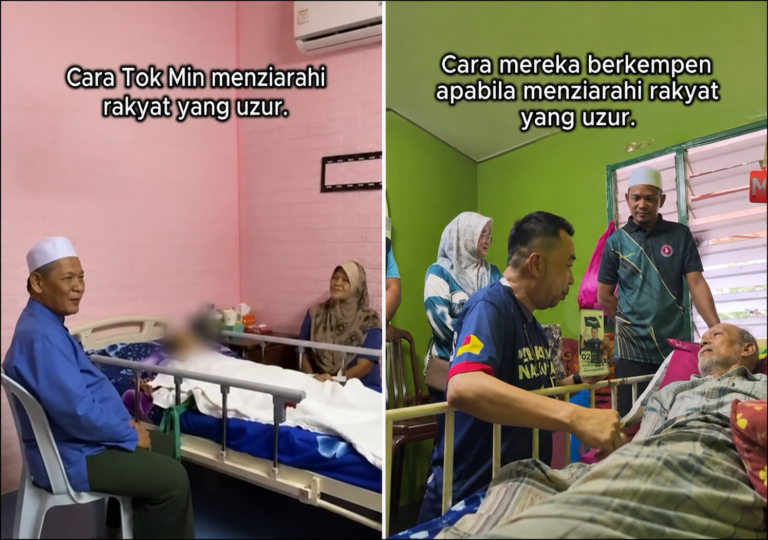 Terkejut lihat cara menekan PN ziarah rakyat uzur, beza betul dengan Tok Min