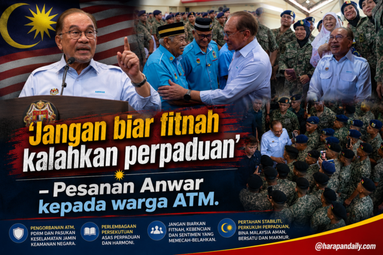 ‘Jangan biar fitnah kalahkan perpaduan’ – Pesanan Anwar kepada warga ATM