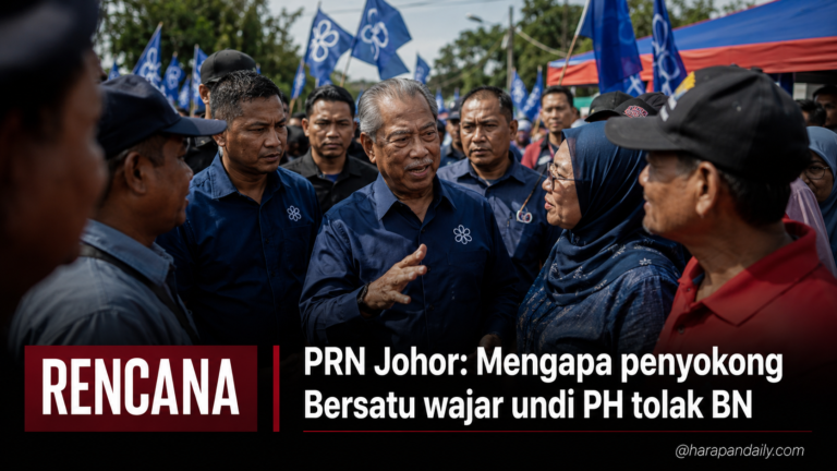 RENCANA | PRN Johor: Mengapa penyokong Bersatu wajar undi PH tolak BN