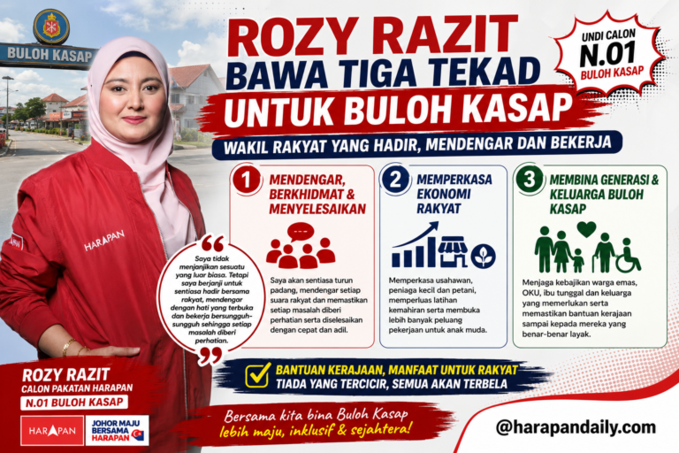 Rozy bawa tiga tekad ke Buloh Kasap: Saya bukan datang musim pilihan raya sahaja