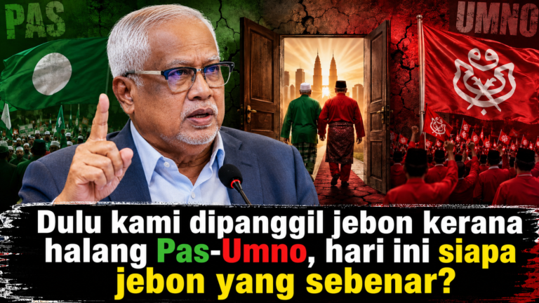 Dulu kami dipanggil jebon kerana halang Pas-Umno, hari ini siapa jebon yang sebenar?