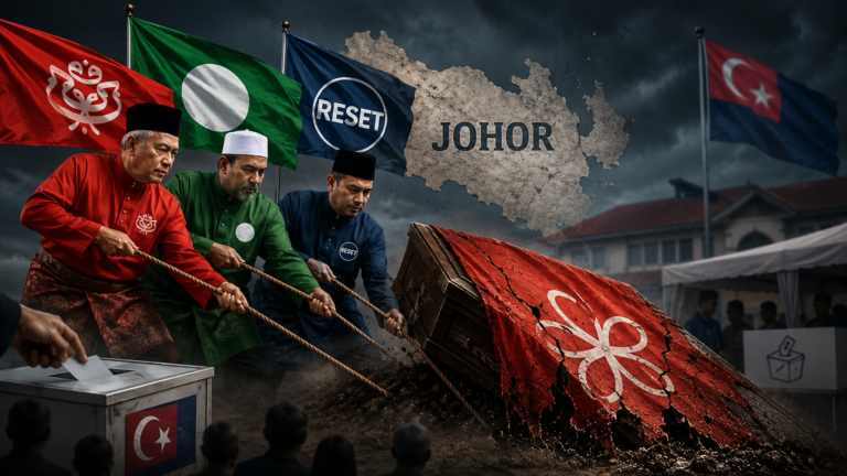 Umno,Pas, Reset sedia benam Bersatu di Johor