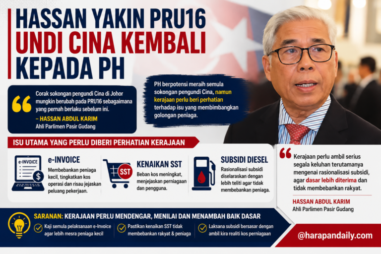 Hassan yakin PRU16 undi Cina kembali kepada PH