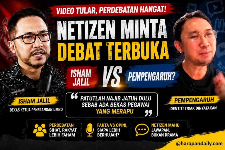 Netizen minta debat terbuka Isham Jalil vs pempengaruh