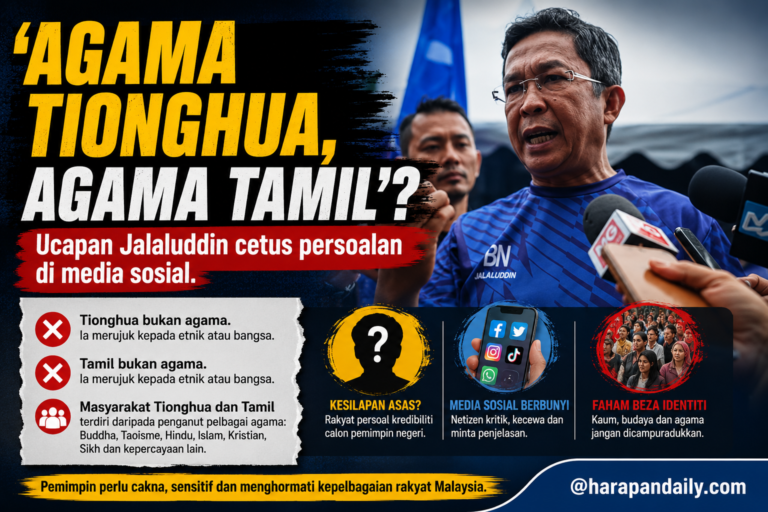 ‘Agama Tionghua, agama Tamil’? Ucapan Jalaluddin cetus persoalan di media sosial