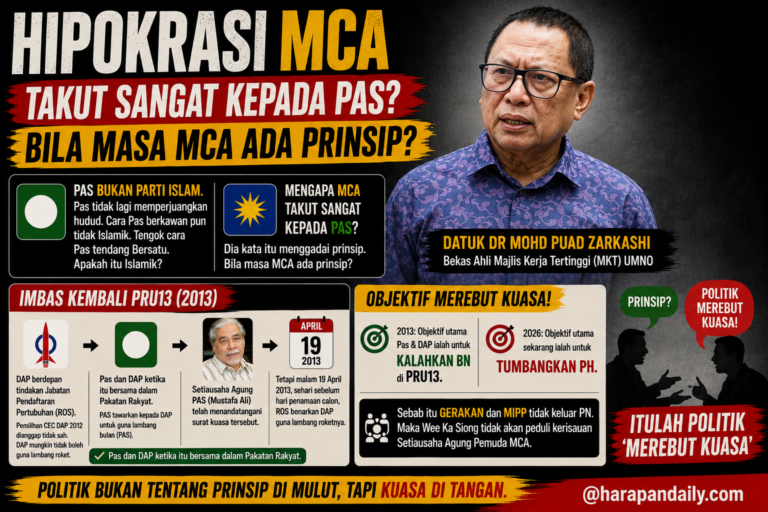 ‘Takut sangat kepada Pas?’ Puad dakwa bantahan MCA cuma hipokrasi politik