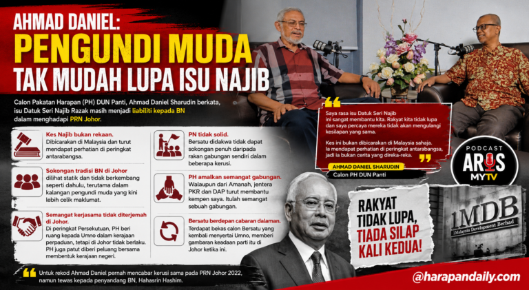 Ahmad Daniel: Pengundi muda tak mudah lupa isu Najib 