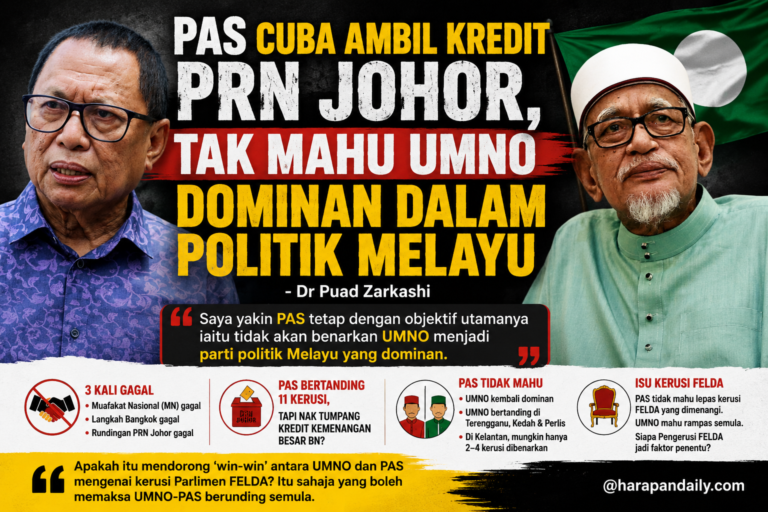 Pas cuba tumpang kemenangan BN di Johor, tak mahu Umno kembali dominan?