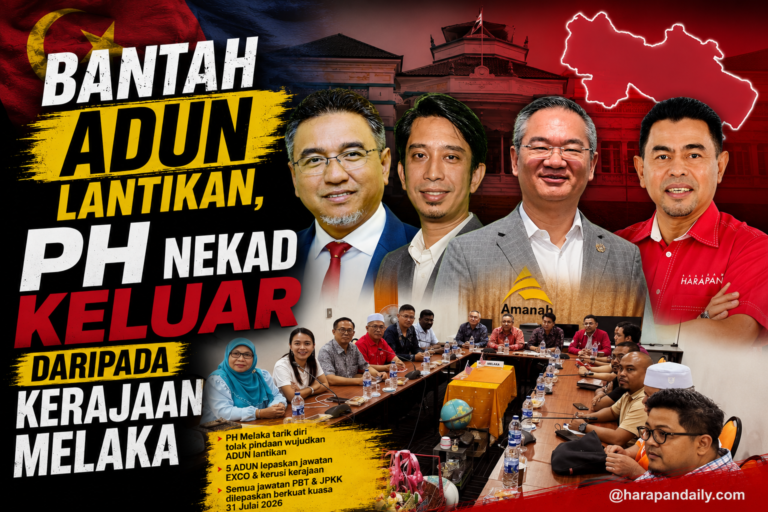 Bantah ADUN lantikan, PH nekad keluar dari kerajaan Melaka 