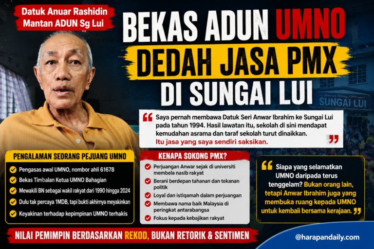 Bekas Adun Umno dedah jasa PMX di Sungai Lui, akui rekod Anwar