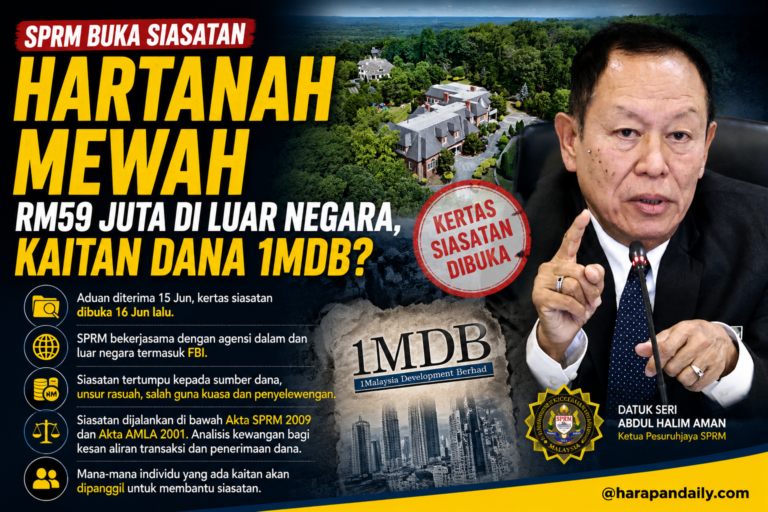 SPRM buka siasatan rumah mewah RM59 juta, ada jejak dana 1MDB?