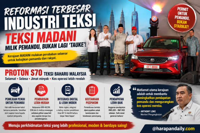 Permit bukan lagi milik ‘tauke’, kerajaan mulakan reformasi terbesar industri teksi