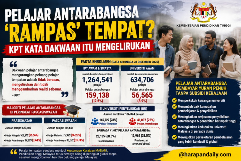 KPT sangkal dakwaan Adun Jitra, tegas hak pelajar tempatan terpelihara