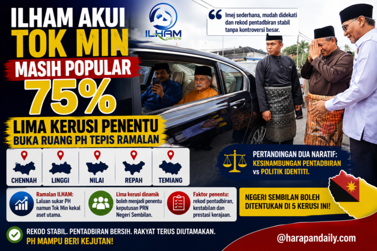 ILHAM akui Tok Min masih popular 75%, lima kerusi penentu buka ruang PH tepis ramalan 
