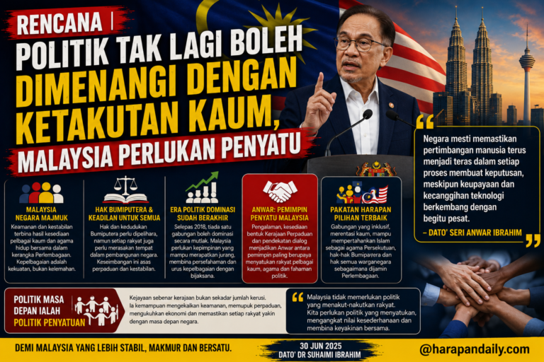 RENCANA | Politik tak lagi boleh dimenangi dengan ketakutan kaum?