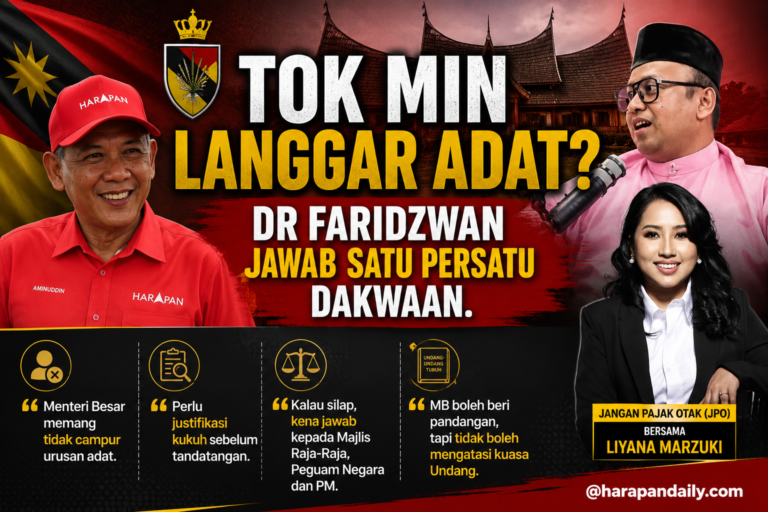 Tok Min langgar adat? Dr Faridzwan jawab satu persatu dakwaan