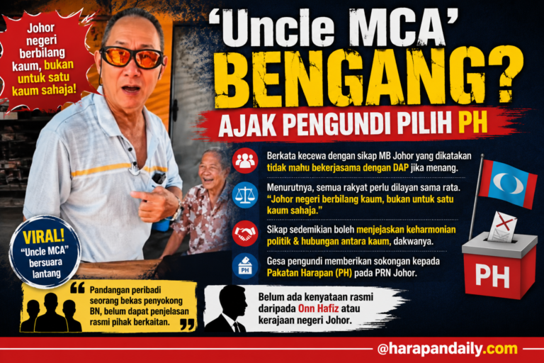 ‘Uncle MCA’ bengang? Ajak pengundi pilih PH