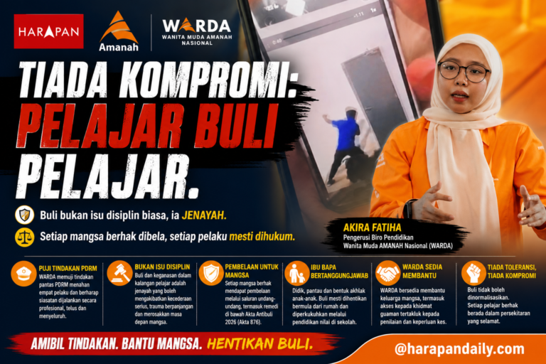 Buli sampai retak tengkorak: WARDA gesa tiada kompromi, pelaku mesti dihukum