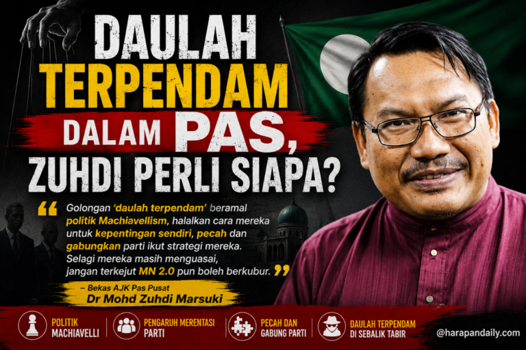 ‘Daulah terpendam’ dalam Pas, Zuhdi perli siapa?