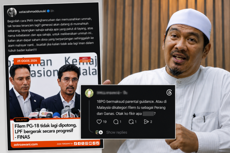 ‘18PG bukan 18SX pehe dop’ -Netizen ‘sekolahkan’ Ustaz Pas lepas dakwa PMX mahu musnahkan ummah