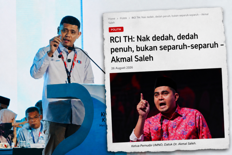 ‘Setuju dengan Akmal, dedah semuanya termasuk hal tak selesa untuk Umno’
