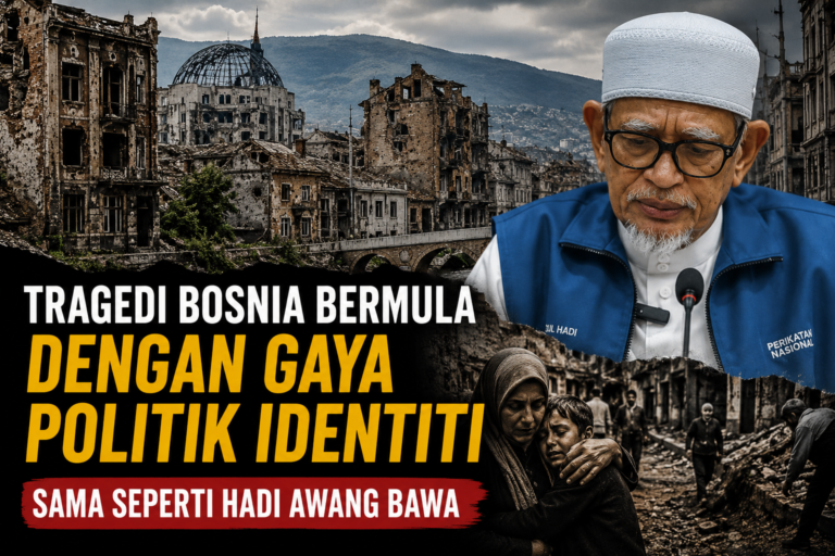RENCANA | Tragedi Bosnia bermula dengan budaya politik identiti, sama seperti Hadi Awang bawa
