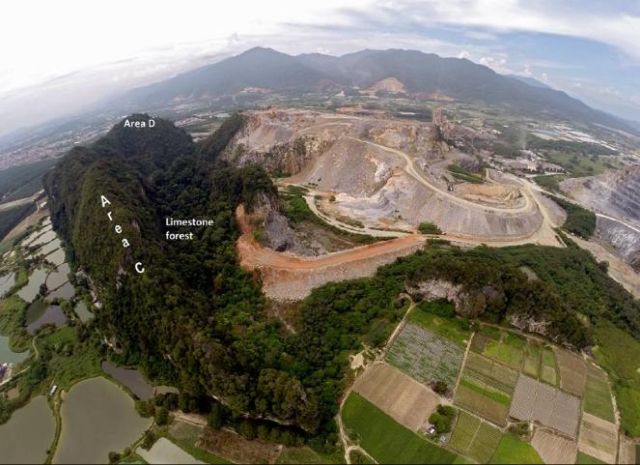 Gunung Kanthan berdepan risiko lenyap, 10 NGO desak kerajaan Perak hentikan perluasan kuari