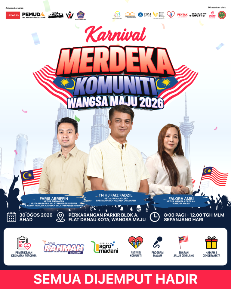Karnival Merdeka Komuniti Wangsa Maju 2026 perkukuh semangat kemasyarakatan dan patriotisme