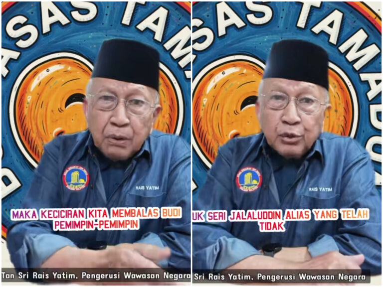 Rais Yatim persoal pelantikan MB N. Sembilan, dakwa jasa Jalaludin dilupakan