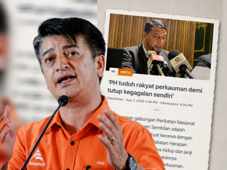 Faiz bidas PN, ‘PH kritik naratif perkauman PN-BN, bukan tuduh rakyat’