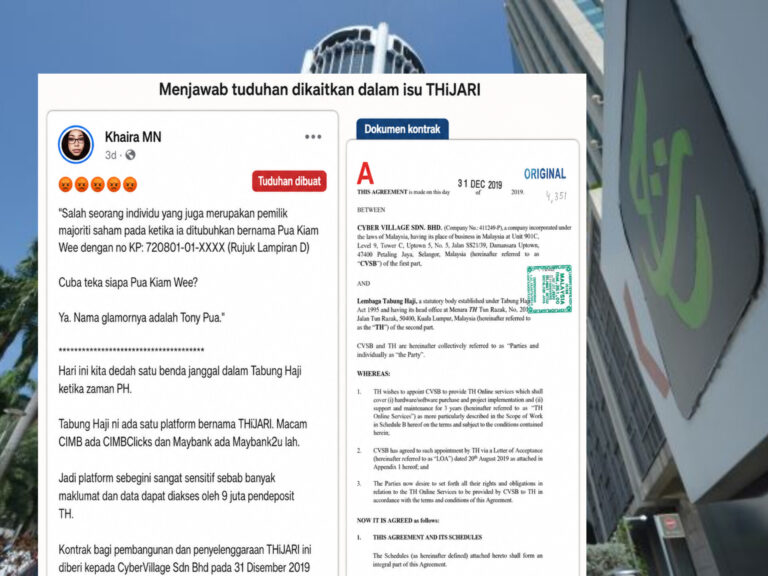 Tony Pua dah jual sahamnya 12 tahun lepas sebelum Cyber Village dapat kontrak?