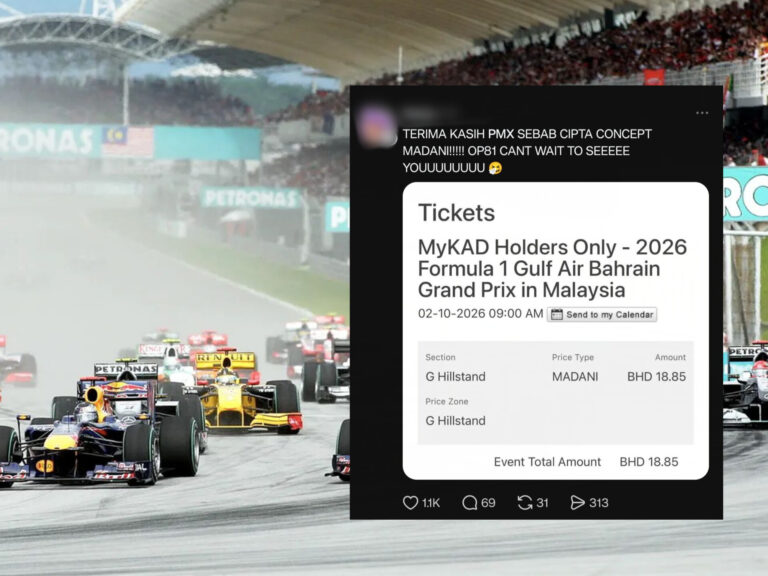 Anak muda teruja dapat beli tiket F1 MADANI harga murah, ‘Terima kasih PMX!’