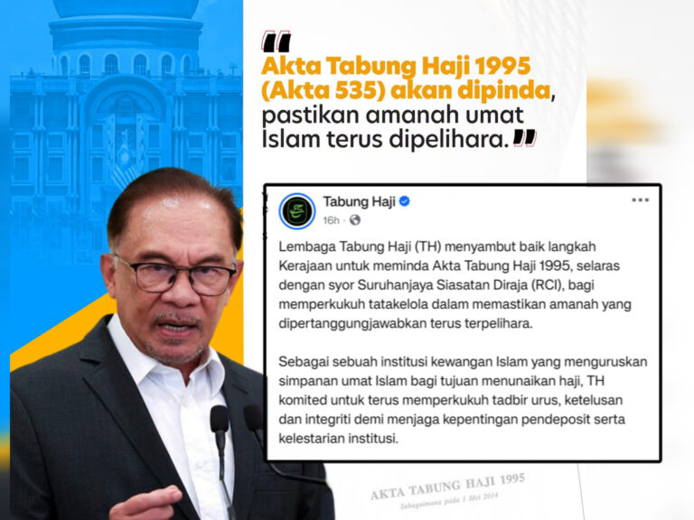 Tabung Haji sambut baik usaha kerajaan PH pinda Akta TH, komited pastikan amanah dipelihara