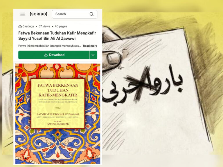 Bahaya tuduhan ‘barua harbi’, 63 tahun lalu mufti sudah pun tegur kafir-mengkafir dosa besar
