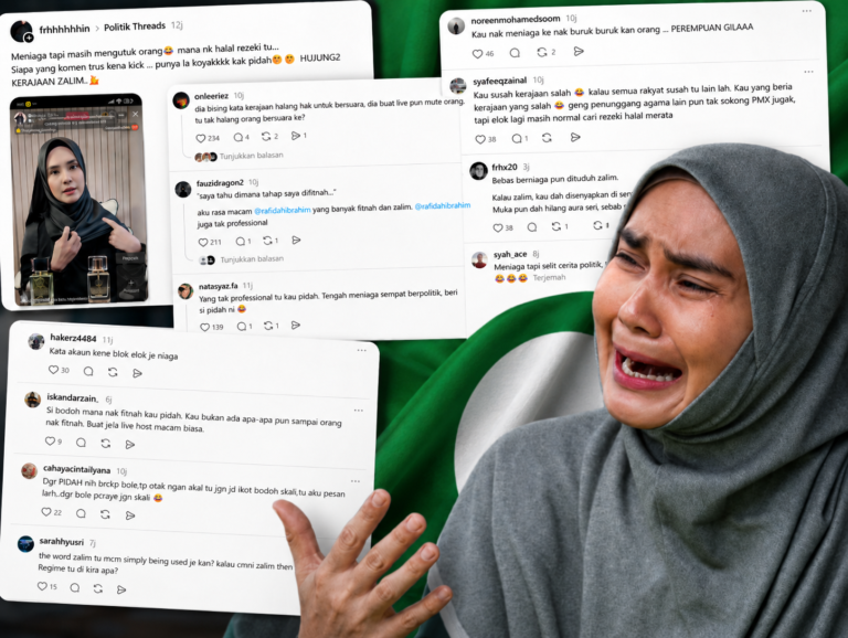 Elok je boleh berniaga ‘live’, rakyat cemuh ‘Pidah’ selepas tohmah ‘kerajaan walanon’ zalim